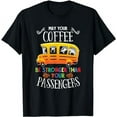 thumbnail image 1 of Strong Coffee Funny School Bus Driver Gift School Bus T-Shirt, 1 of 5