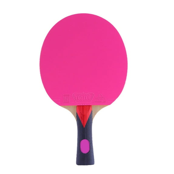 Strong Control Table Tennis Racket 7 Ply Wood Bat Fl Long Handl Colorful