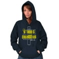 thumbnail image 1 of Strong Courageous Christian Faith Hoodie Sweatshirt Women Men Brisco Brands S, 1 of 6