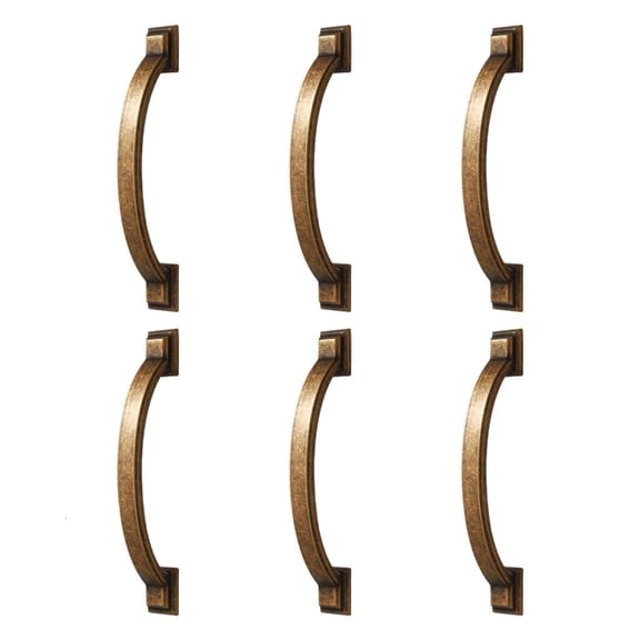 Strong Cupboard Handles Smooth Surfaces Furniture Handle Simple Installation 6pcs