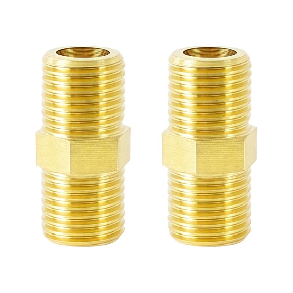 Corrosion Resistant Pipe Fitting with Double External Threads Design for Plumbing