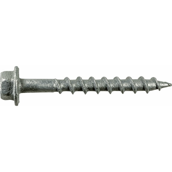 Strong-Drive SD Hex Drive Mechanically Galvanized Connector Screw - Pack of 4 Construction & DIY Use, Standard Hardware Spec