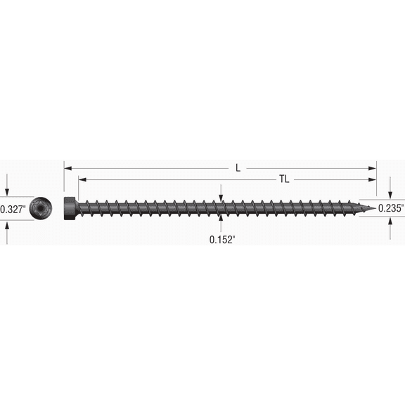 Strong-Drive Fastener - Strong-Drive SDWC Structural Screws - Pack of 2 Construction & DIY Use, Standard Hardware Spec