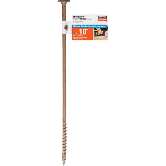 Strong-Drive SDWS Timber (Exterior Grade) Structural Screws - Pack of 2