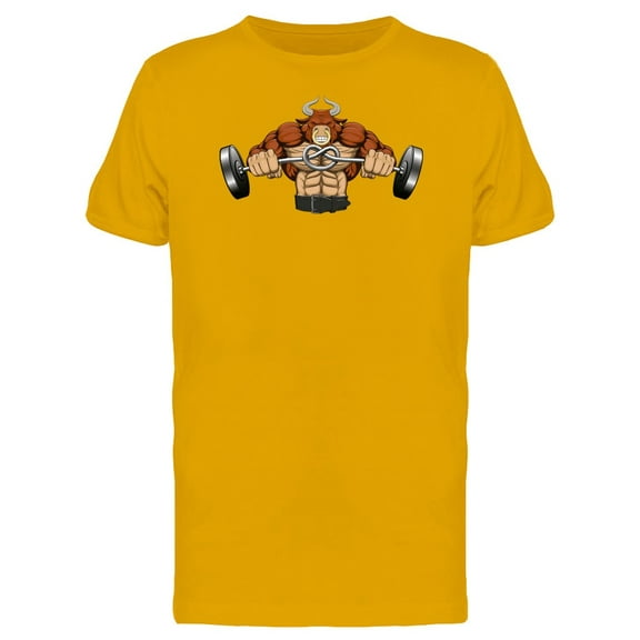Strong Enraged Bull T-Shirt Men -Image by Shutterstock, Male Medium