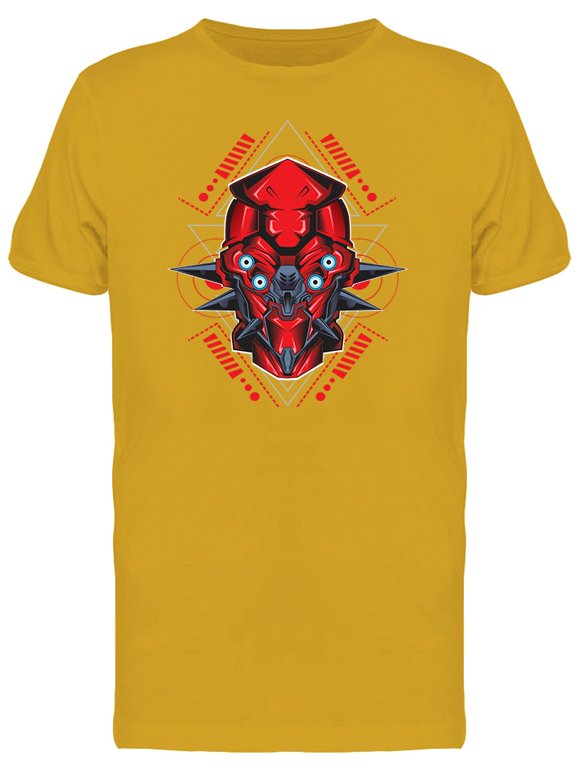 Strong Fighter Robot T-Shirt Men -Image by Shutterstock, Male 3X-Large