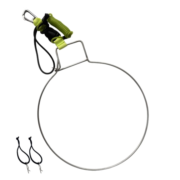 Strong Fishing Accessories Tackle Retractable Spring Hook Stringer with Clip for Secure Fish Carrying