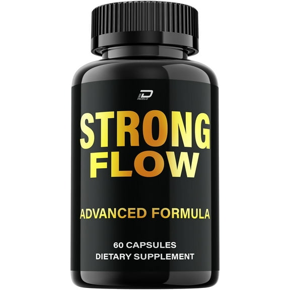 Strong Flow Supplement for Men  StrongFlow Pills Advanced Health Supplement, Reviews, 1 Pack, 60 Capsules