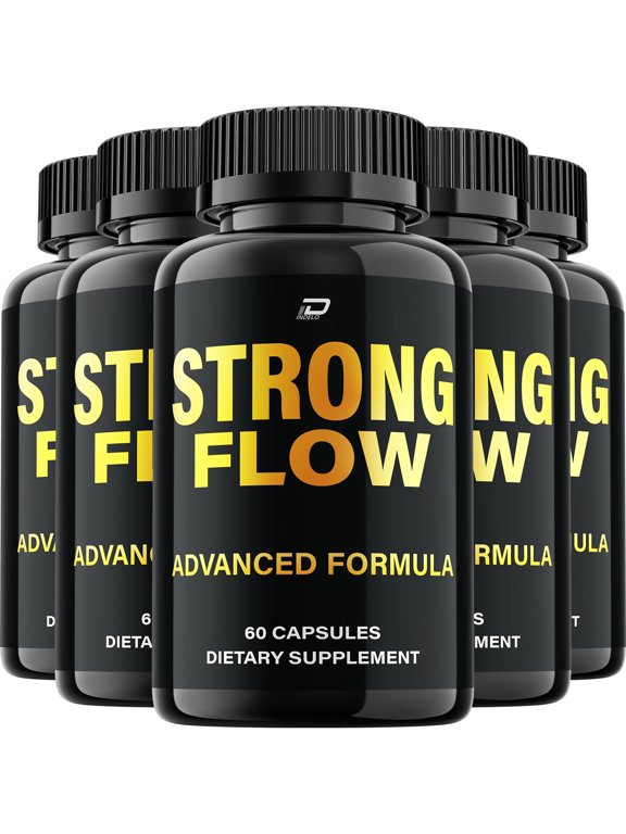 Strong Flow Capsules for Men, Advanced Health Formula, 5 Pack (300 Count)