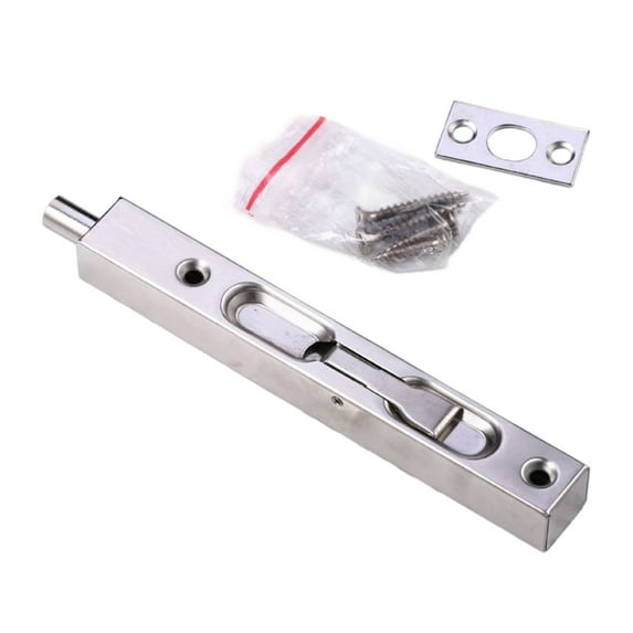 Strong Flush Door Bolt Reversible Security Lock Mechanism Tamper Resistant Design Lock for French Sliding Storms Door