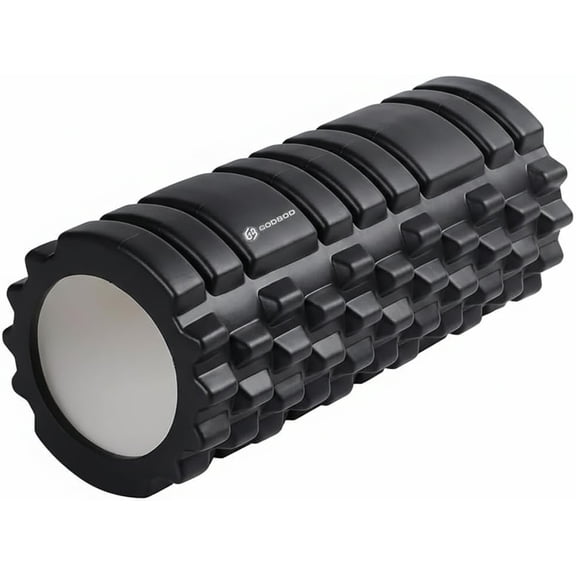 Strong Foam Roller - Deep Tissue Medium Density Muscle Massager with Myofascial Trigger Point Release, Back Massage for Soreness and Mobility 13 x 5.5 Inch