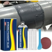 Strong Foundry Glue 85ml   High-Strength Metal Repair Adhesive, Heavy-Duty Welding Epoxy for Iron, Steel, Aluminum & Car Parts, Heat Resistant up to 285 C, Fast-Curing Casting Repair