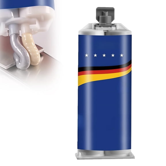 Strong Foundry Glue for Metal, Casting Repair Glue Industrial,High Strength Epoxy Adhesive for Metal, Plastic, Ceramic, Wood, Glass Repair (1Pc)