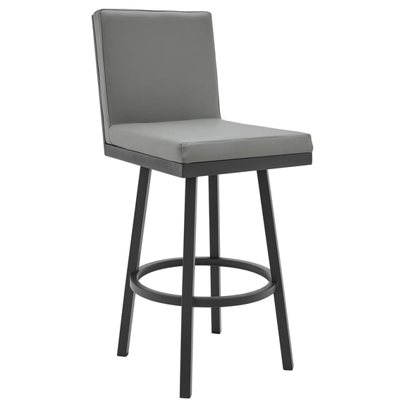 Strong Frame, Gray Upholstery, Convenient Height Choices - Fit for Home Entertaining
