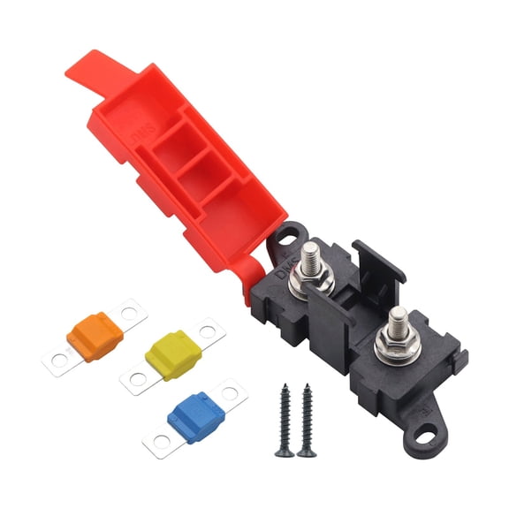 Strong Fuses Block Primary Branch Circuit 200A Rating Waterproof Construction Suitable for Camping Boats