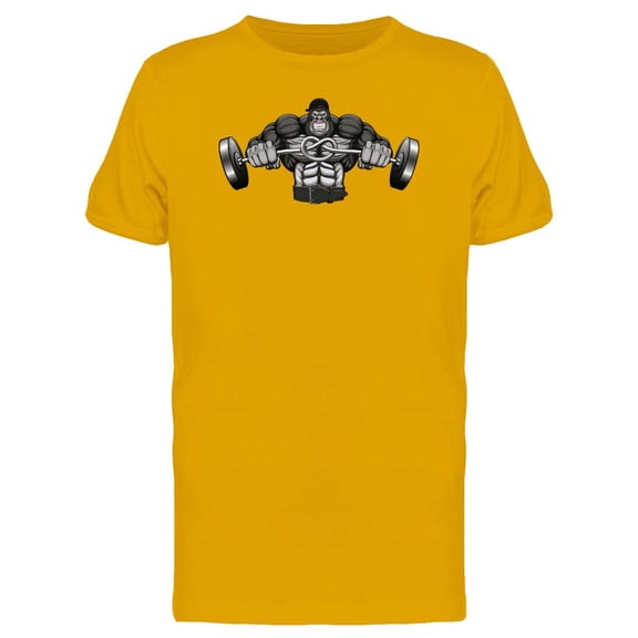 Strong Gorilla Barbell Tee Men's -Image by Shutterstock