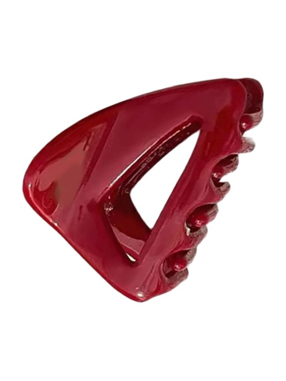 Strong Grip Hair Clip Acetate Triangular Pattern Upstyle Essential Multiple Type Choices