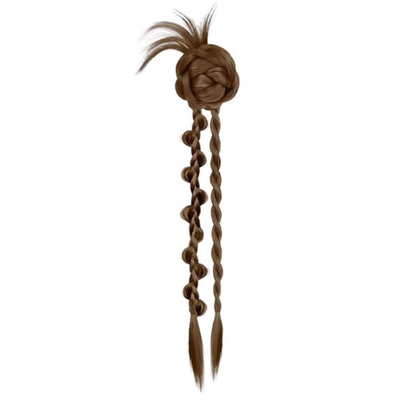 Strong Grip Twist Bun Hair Extension with Spring Clasp, Heatproof Synthetic Fibers for Quick Updo Styling & Easy Maintenance