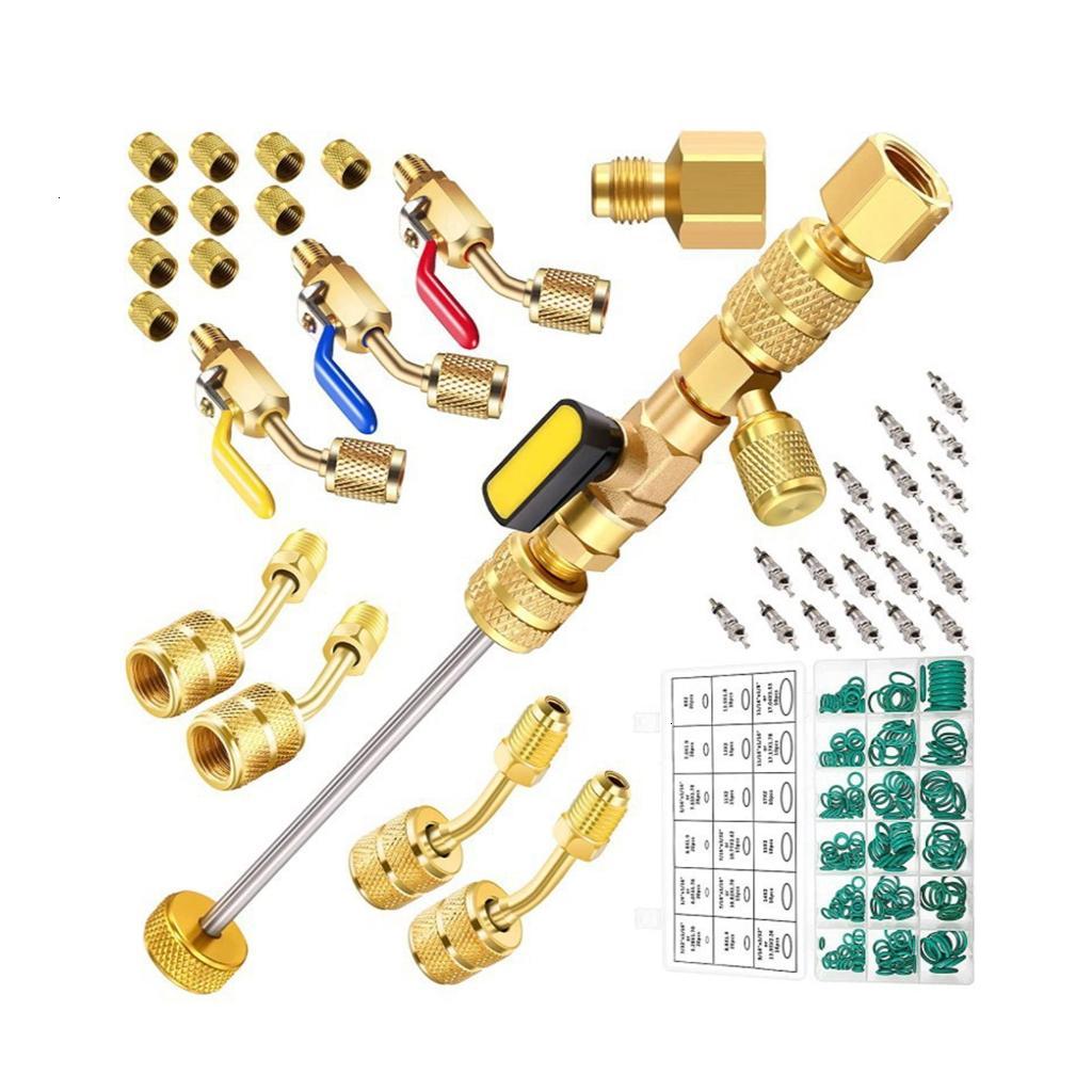 Strong HVAC Valves Core Remover Refrigerants Valves Core Tool set for R410A 32