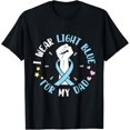 thumbnail image 1 of Strong Hand I Wear Light Blue For My Dad Prostate Cancer T-Shirt All Size S-5Xl, 1 of 4
