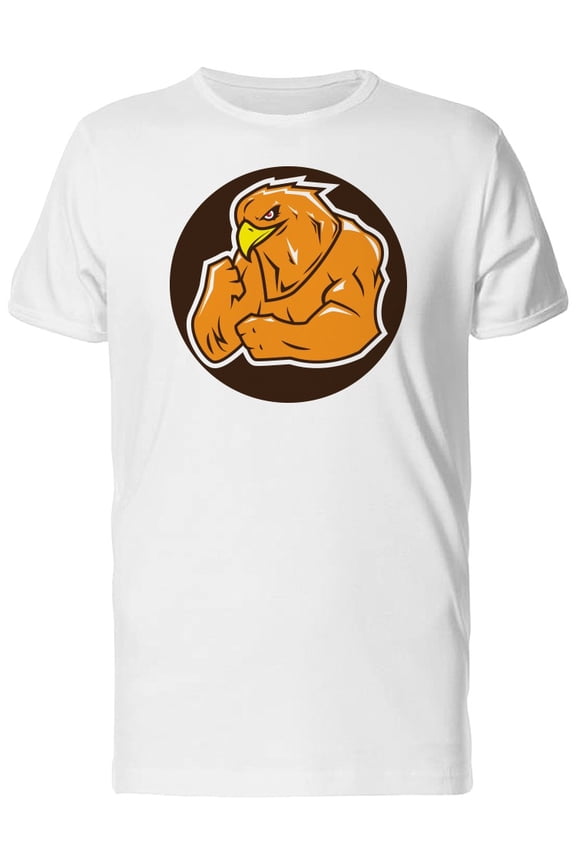 Strong Hawk Label T-Shirt Men -Image by Shutterstock, Male x-Large