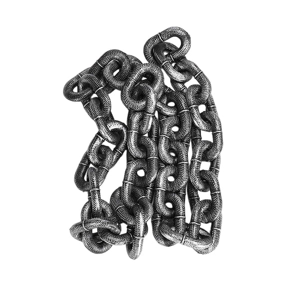 Strong and Heavy Look Pet Leash 59 Inch, Iron Chain Leash for Small Dogs, Multipurpose Pet Guidance Tool for Training and Photo Props, Pet Leashes