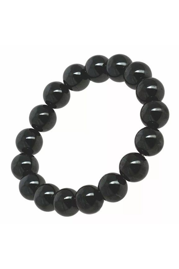 Strong Hematite Bracelet Pain Relief Energy Powerful Elastic 8MM Bead G1