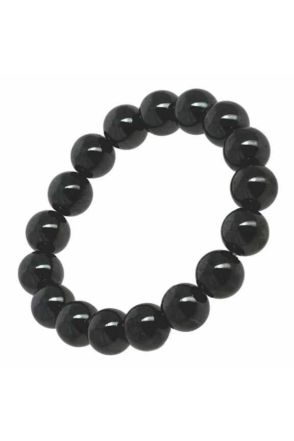 Strong Hematite Bracelet Pain Relief Energy Powerful Elastic 8MM Bead G1