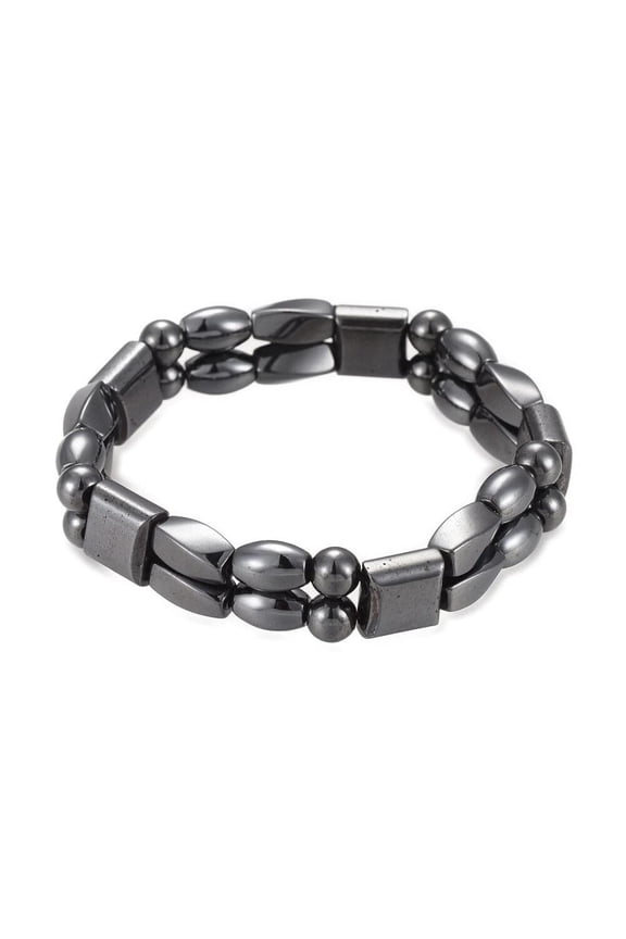 Strong Hematite Pain Relief Energy Powerful Stretch Bracelet Adjustable G10