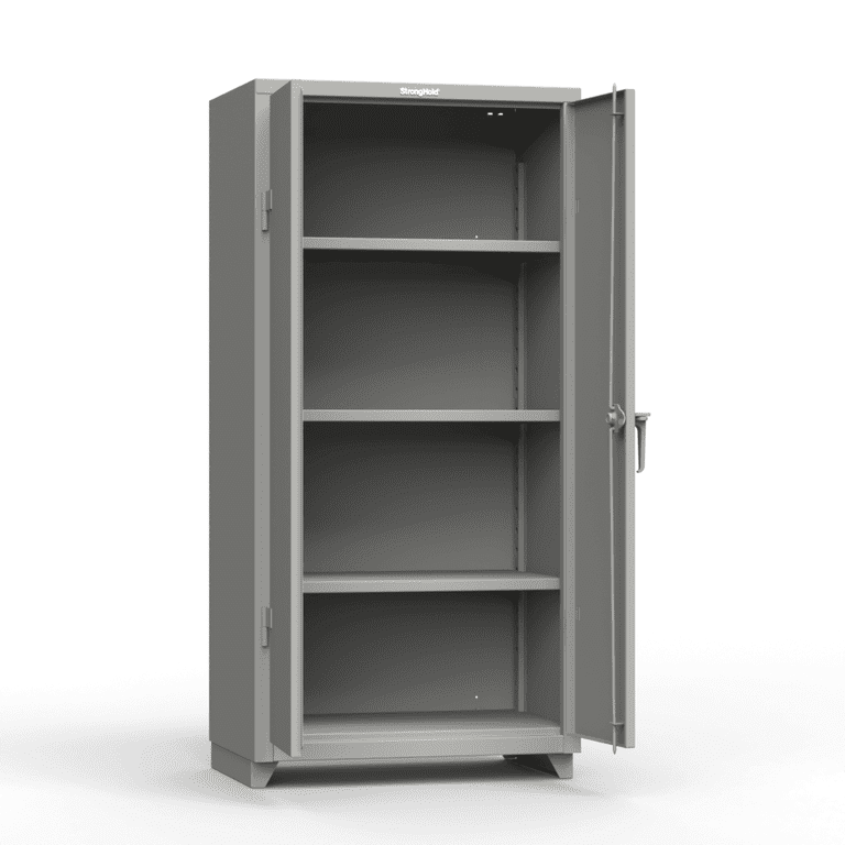 Strong Hold Garage Storage Cabinet with Locking Doors | Delivered Fully  Assembled | Industrial Strength 14 Gauge Extra Heavy Duty Steel | 36 Inches