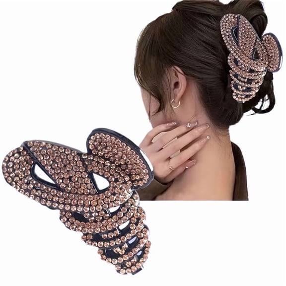 Strong Hold Hair Clips for Thick Hair - Durable Plastic Clipper for Women