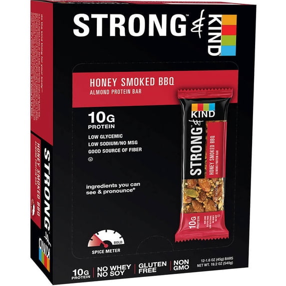 Strong & Kind, Savory Snack Bars, 1.6 oz, 12 bars