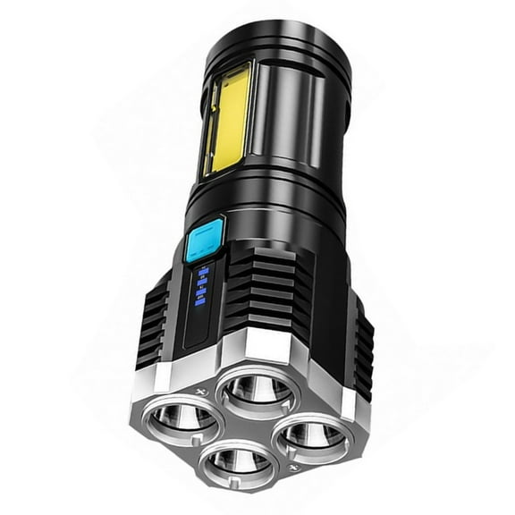 Strong LED Flashlight Water Resistant LED Torches with 4 Modes