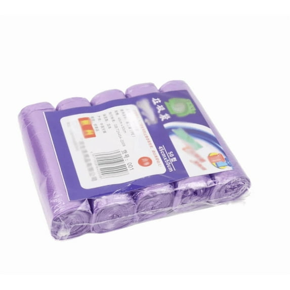 Strong Leakproof Trash Bags - Multicolor Garbage Bin Liners for Home, Office, Kitchen, and Bathroom【5 Count】
