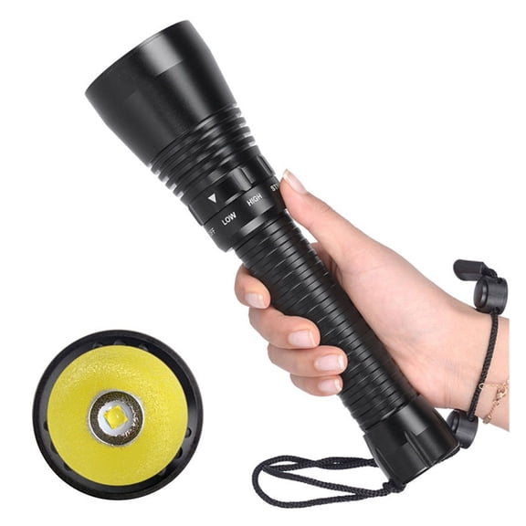 Strong Light Diving Flashlight LED Magnetic Control Dimming Waterproof Flashlight Factory Direct Sales ,Easy to Use