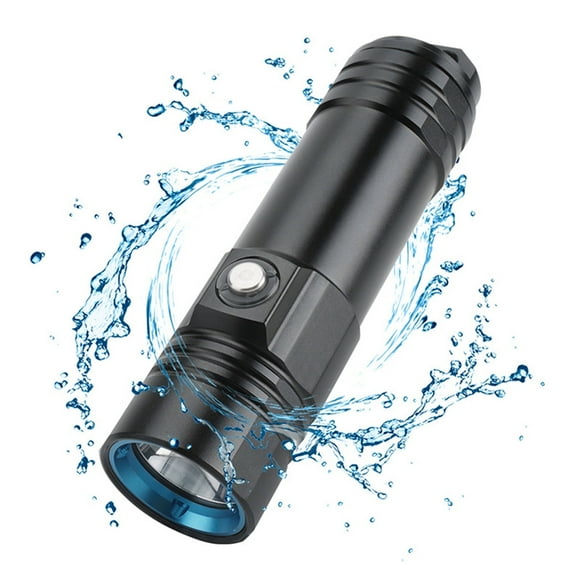 Strong Light Diving Flashlight Outdoor LED Waterproof 50 Meters High Power Flashlight ,High Bright