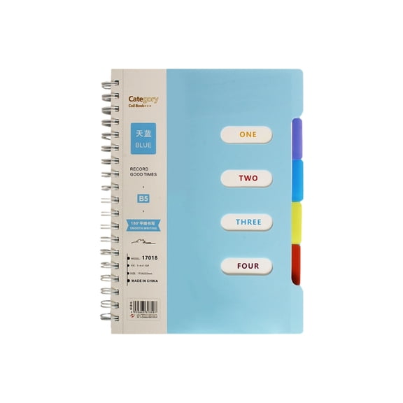 Strong Lined Journal With Index Flags Large B5 Layouts Ideal For Work Projects And Study Notes 25K Sheets