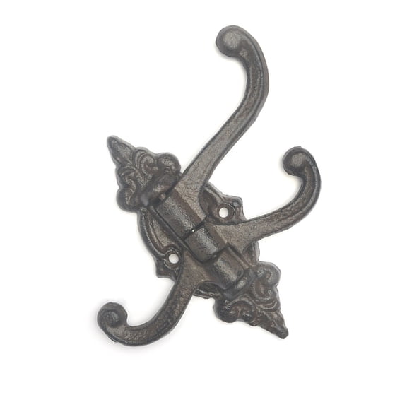 Strong Load Bearing Movable Iron Wall Hook For Secure Storage Coats Purses Keys Hook Simple Installation