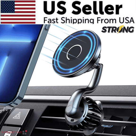Strong Magnetic 360 °   Rotation Mag Safe Air Vent Car Mount Dashboard Phone Holder