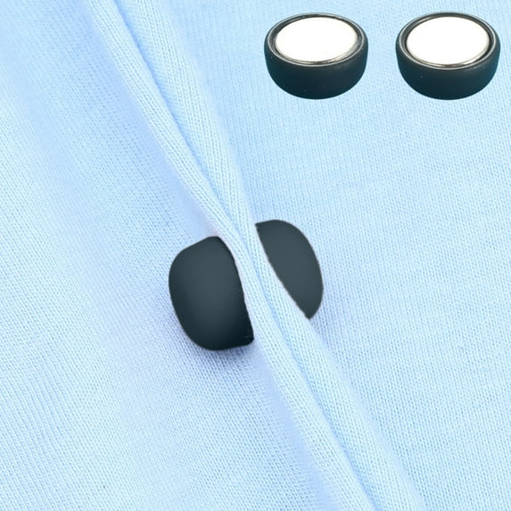 Strong Magnetic Buckles for Scarves & Headwraps | No-Sew Fabric Clasps | Secure, Needle-Free Closure for Bandanas & Shawls | 1 Pair | 1.3x1.25x1.25cm