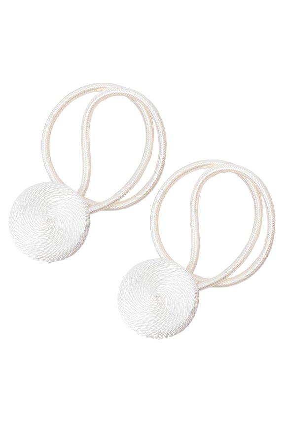 Strong Magnetic Curtain Tiebacks, 2Pack Upgrade Magnet Modern Curtain Holdbacks Decorative Tie Backs for Drapery Window Treatment Decor