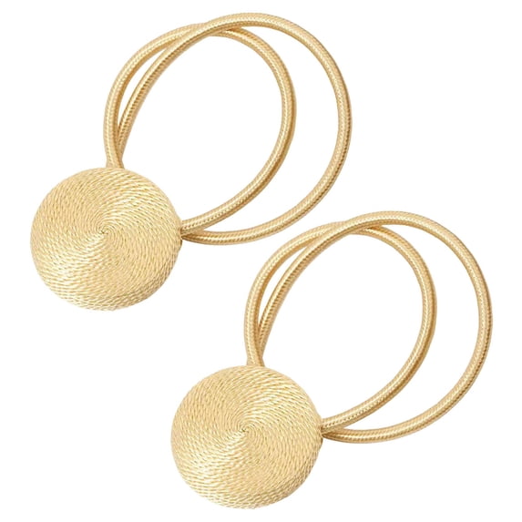 Strong Magnetic Curtain Tiebacks, 2Pack Upgrade Magnet Modern Curtain Holdbacks Decorative Tie Backs for Drapery Window Treatment Decor