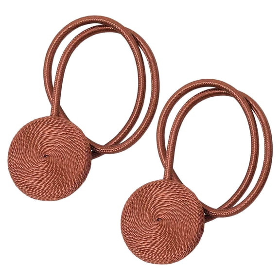 Strong Magnetic Curtain Tiebacks, 2Pack Upgrade Magnet Modern Curtain Holdbacks Decorative Tie Backs for Drapery Window Treatment Decor
