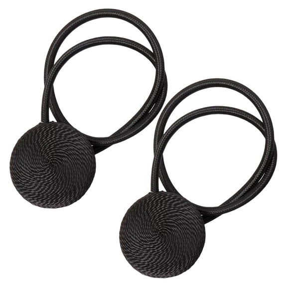 Strong Magnetic Curtain Tiebacks, 2Pack Upgrade Magnet Modern Curtain Holdbacks Decorative Tie Backs for Drapery Window Treatment Decor