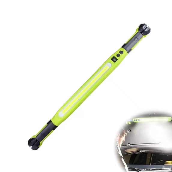 Strong Magnetic LED Work Light Bar, 3000LM Bright Rechargeable Mechanic Lights, 5200mAh Cordless Under Hood Light for Vehicle Inspection, Garage, Workshop, Construction