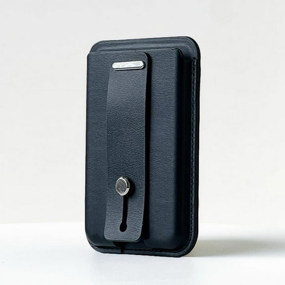 Strong Magnetic MagSafe Wallet with Vegan Leather Card Bag - for iPhone 15/14/13/12 Series Phone Wallet with Strong Magnetic Stand