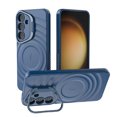 thumbnail image 1 of Strong Magnetic for Samsung Galaxy S25 Case, Military Grade Drop Protection, Compatible with MagSafe, Built-in Camera Cover Kickstand, Matte Slim Phone Cover for Samsung Galaxy S25, Blue, 1 of 10