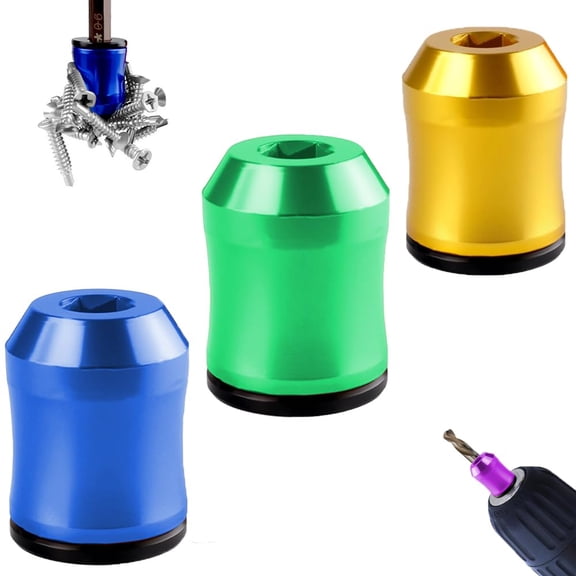 Strong Magnetic Screw Holder Ring, 2026 New Screwdriver Head Magnetic Ring Bit, Universal Magnetic Screw Holder for Drill for Power Tools, Mechanics & Carpenters