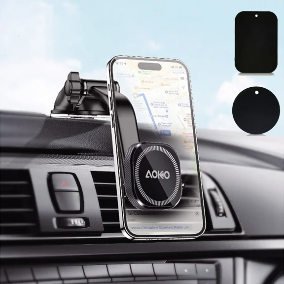 Strong Magnetic Suction Dashboard/Windshield Car Mount Phone Holder