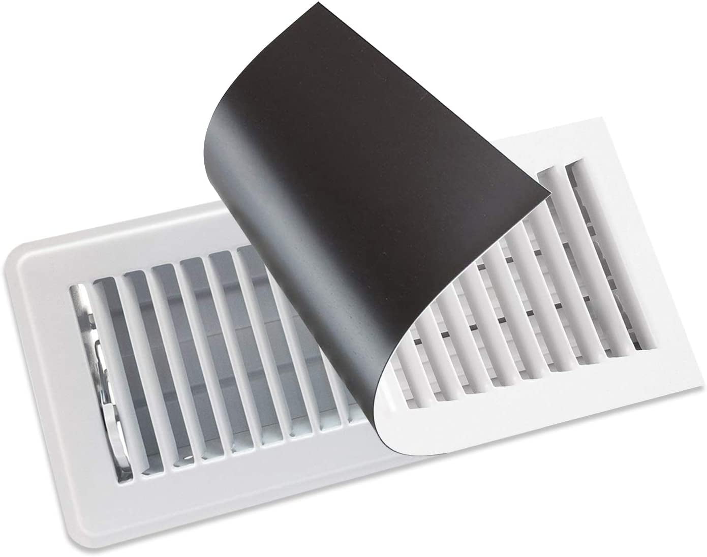 Magnetic Vent Covers (3-pack) - for Registers of Width 3.25 to 4, Length 13.25 to 14 (Black)